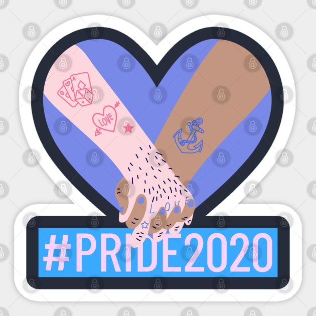 PRIDE 2020 by WOOF SHIRT Sticker by WOOFSHIRT